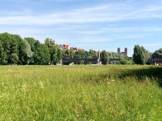 Isarlandschaft in München