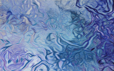 Contemporary fine abstraction in oil and watercolor imitation mixed style. Great as wall art interior print decoration, pattern for creating printable design production, web and graphic creative using