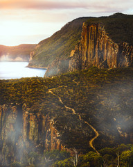 fiction adventure landscape tasmania - obrazy, fototapety, plakaty