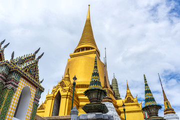 One landmark of Wat Phra Kaew in Bangkok, Thailand. A place everyone in every religion can be...