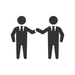 Business partnership icon