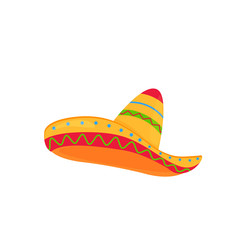 sombrero. mexican hat vector isolated on white background