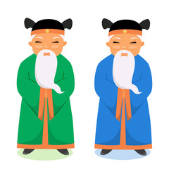 A pair of Chinese doctors