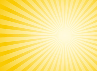 Sunlight abstract background. Powder yellow color burst background.