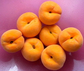 Sweet peaches and summer fruits