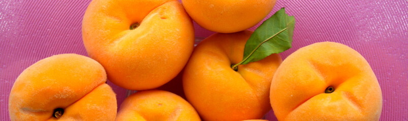Sweet peaches and summer fruits