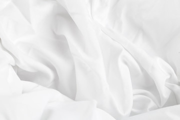 white silk or satin luxury cloth texture background, Smooth elegant fabric bed sheet texture