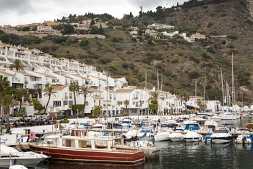 Obraz premium small harbour in spain