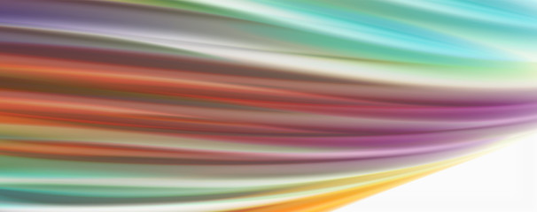 Modern Liquid color flow on white - colorful flow poster. Techno Wave Liquid shape in white color background. Design for your design project