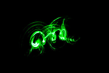 Overlay light, an abstract pattern on a dark background.