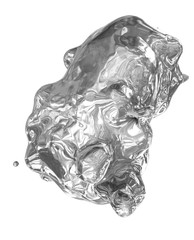 Crumbled foil shape. It can be used in web and print design