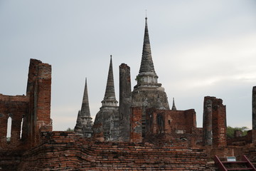 Fototapeta premium in ayutthaya thailand 