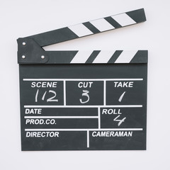 Obraz premium Cinema clapperboard