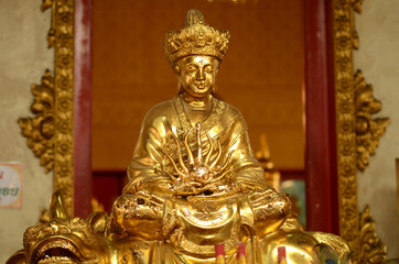 Buddha statue,Buddha face,Buddha image,Gilded buddhist figure Buddhist image covering gold leaf.