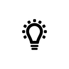 Lightbulb interface icon
