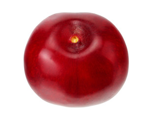 red cherry isolated on a white background
