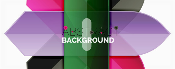 Abstract color lines dynamic background, modern material design style