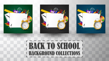 Back to school background collections