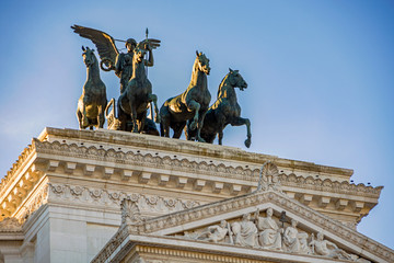 Fototapeta premium Vittoriano monument building in Rome