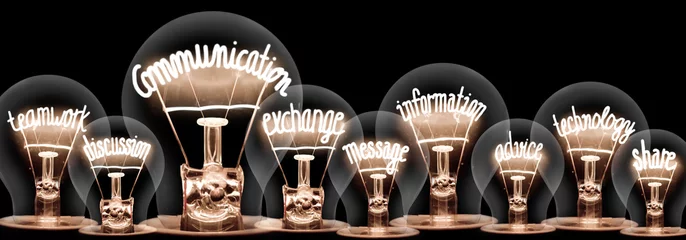 Fotobehang Light Bulbs Concept © EtiAmmos