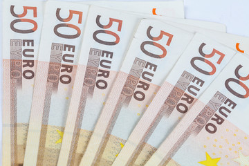Obraz premium 50-Euro Geldscheine