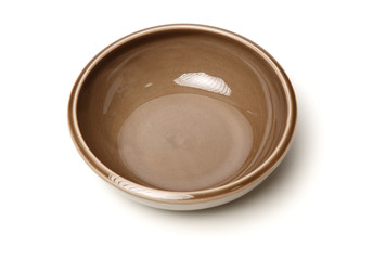 bowl of china on white background