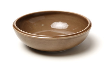 bowl of china on white background