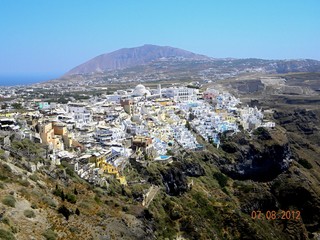 view of santorini greece