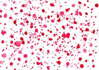 Hand drawn abstract  background with watercolor splashes