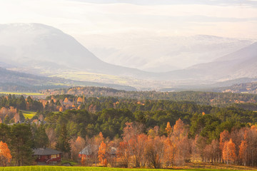 Fall i Oppdal, Norway