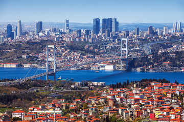 Bosphorus view from Camlica Hill