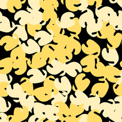 Urban UFO camouflage of various shades of black and yellow colors