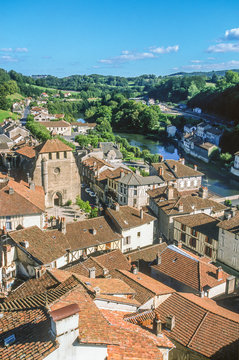 Auvergne, Cantal, Ch&acirc;taigneraie, Laroquebrou
