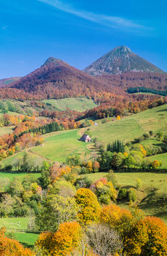 France, Auvergne, Cantal, The Cantal mountains, Le Puy Griou