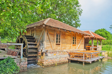Traditional water mill at country side of Serbia,  Eastern Serbia, near Despotovac city