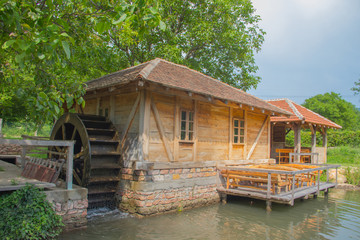 Traditional water mill at country side of Serbia,  Eastern Serbia, near Despotovac city