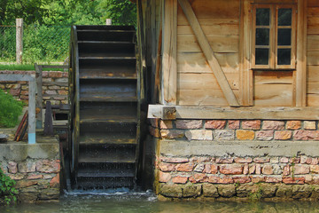 Traditional water mill at country side of Serbia,  Eastern Serbia, near Despotovac city