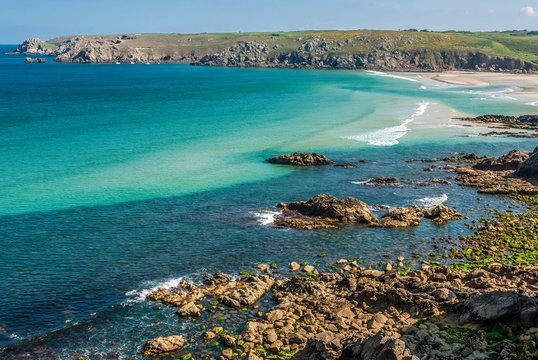 France, Brittany, Cap Sizun, Pointe du Van and Baie des Trepasses