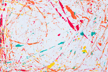 Abstract background and texture colorful of water color splash