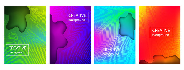 Colorful gradient cover design with abstract lines and geometric pattern.