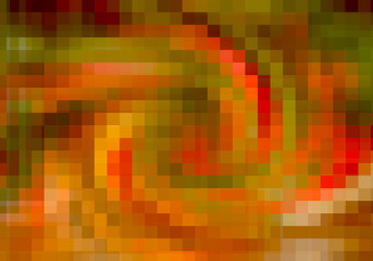 abstract colorful mosaic textured green and red background