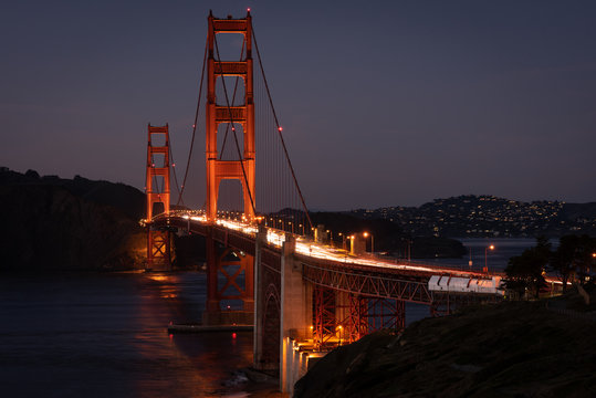 Fototapeta Beautiful photography of golden gate bridge