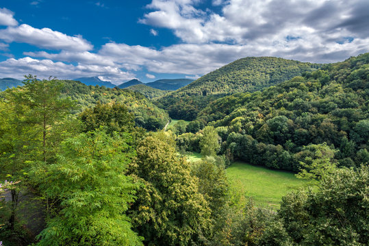 France, Piedmont of the Pyrenees, Haute Garonne, Saint Bertrand de Comminges, (Most Beautiful Village in France) Saint James way, (UNESCO World Heritage)