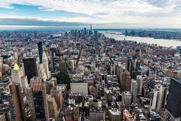 Fototapeta premium Skyline of skyscrapers in Manhattan, New York City, USA