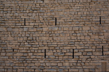 Obraz premium Detail of former crusader castle, Jordan