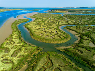 United Kingdom, England. Essex. Tollesbury. Tollesbury Wick