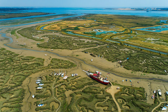 United Kingdom, England. Essex. Tollesbury. Tollesbury Wick