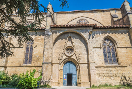 France, Gers, Marciac, church Notre-Dame de l'Assomption (Saint James way)