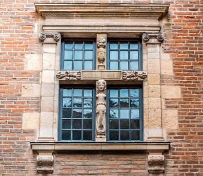 rance, Tarn, Albi, episcopal city (UNESCO World Heritage) (Saint James way), Hotel particulier Reynes (Reynes Mansion) 16th century, pasteliers family Rue Timbal