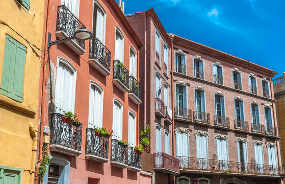 France, Occitania, Eastern Pyrenees, Perpignan, Emile Zola street